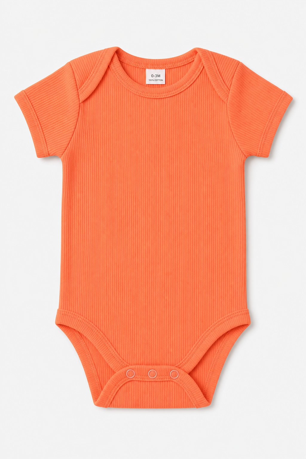 Coral Lap-Shoulder Bodysuit