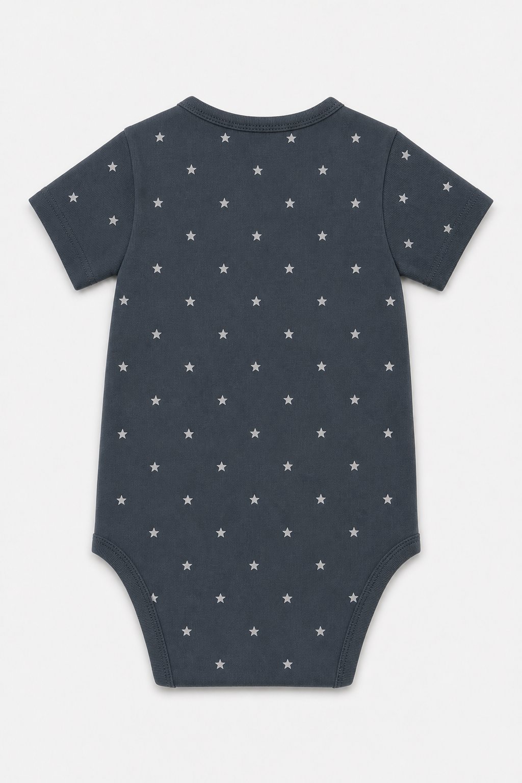 Charcoal Star Print Kimono Bodysuit view 2