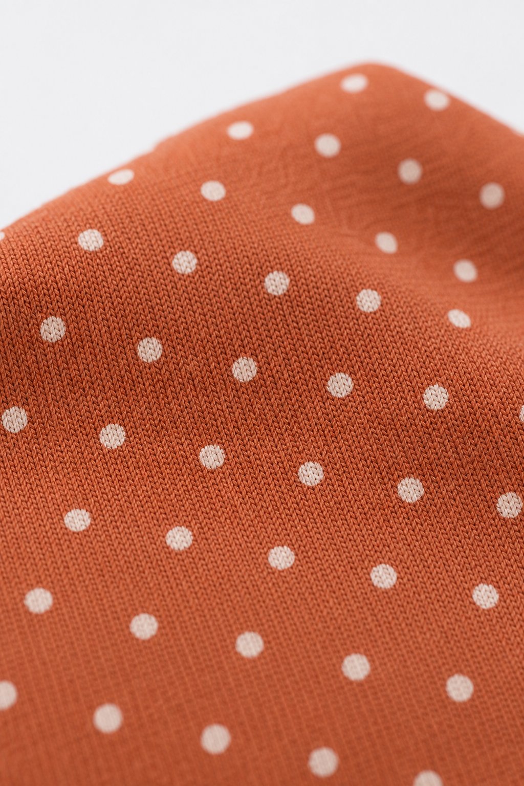 Clay Polka Dot Short-Sleeve Bodysuit view 3