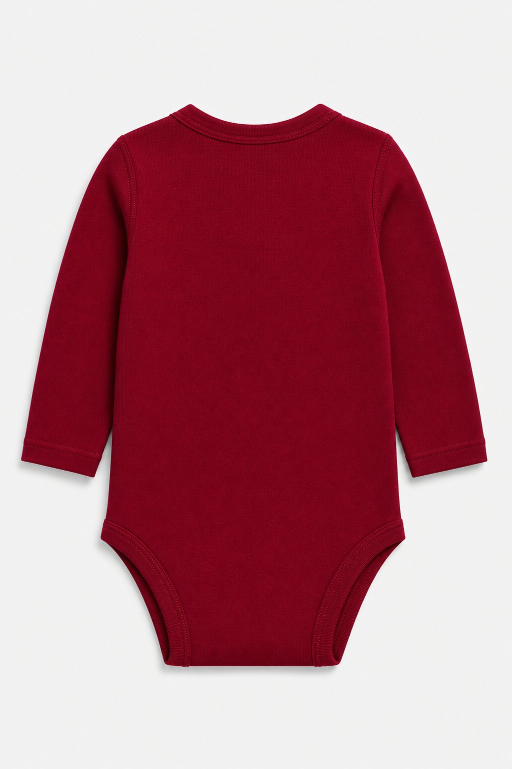 Burgundy Henley Bodysuit view 2