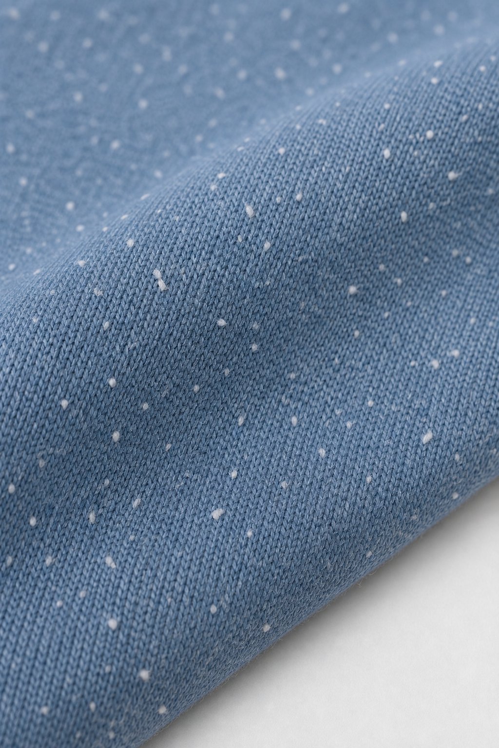 Denim Blue Speckled Hoodie Tee view 3
