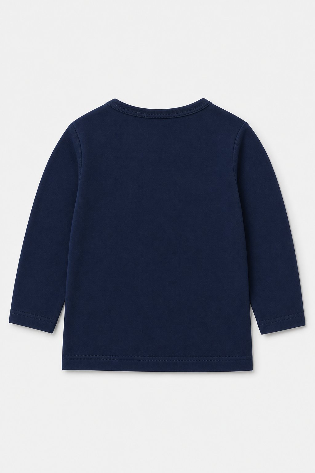 Navy Henley Top view 2