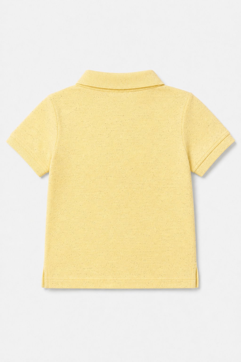 Butter Yellow Speckled Polo Shirt view 2