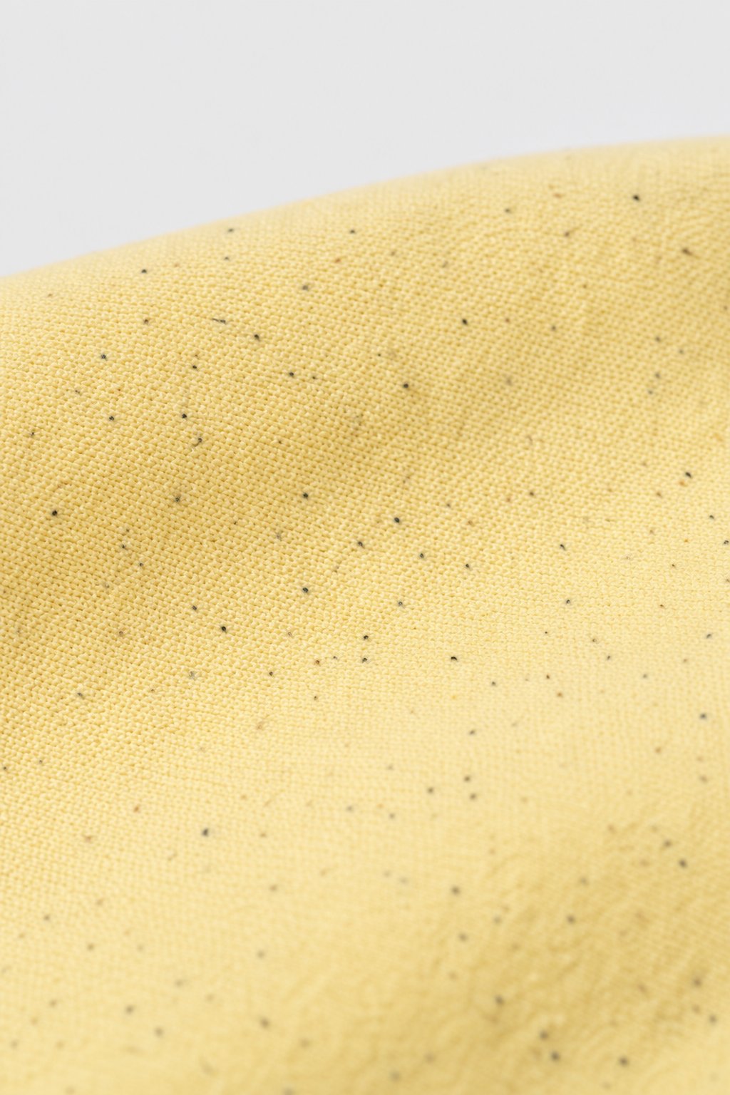 Butter Yellow Speckled Polo Shirt view 3