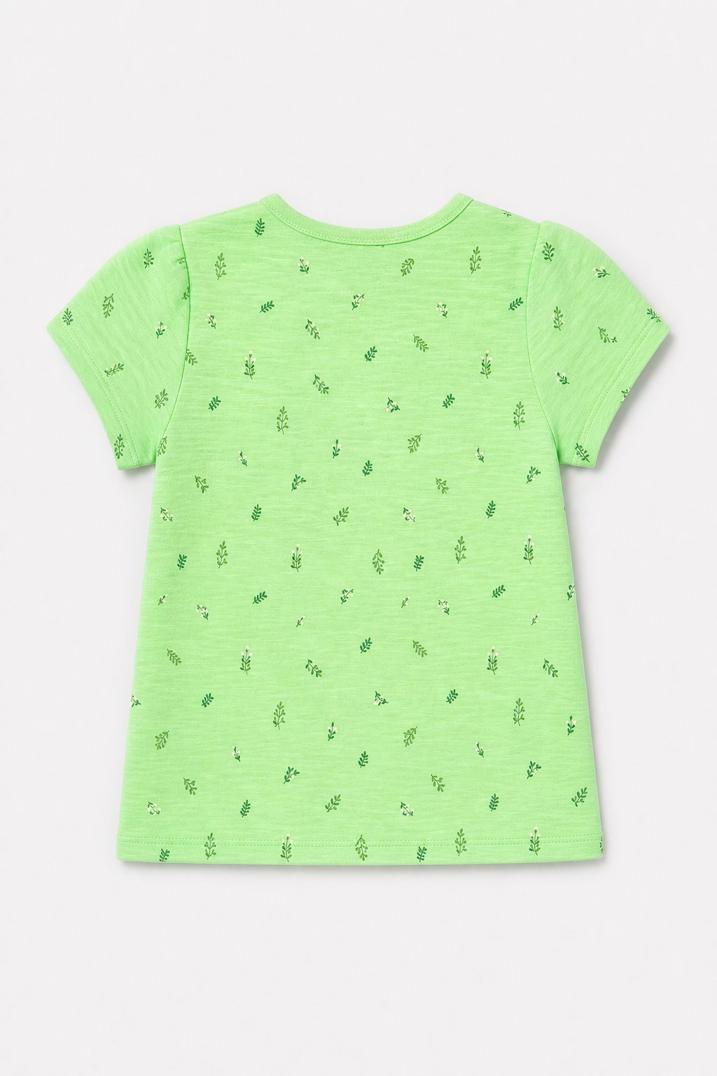 Mint Green Botanical Print Graphic Tee view 2