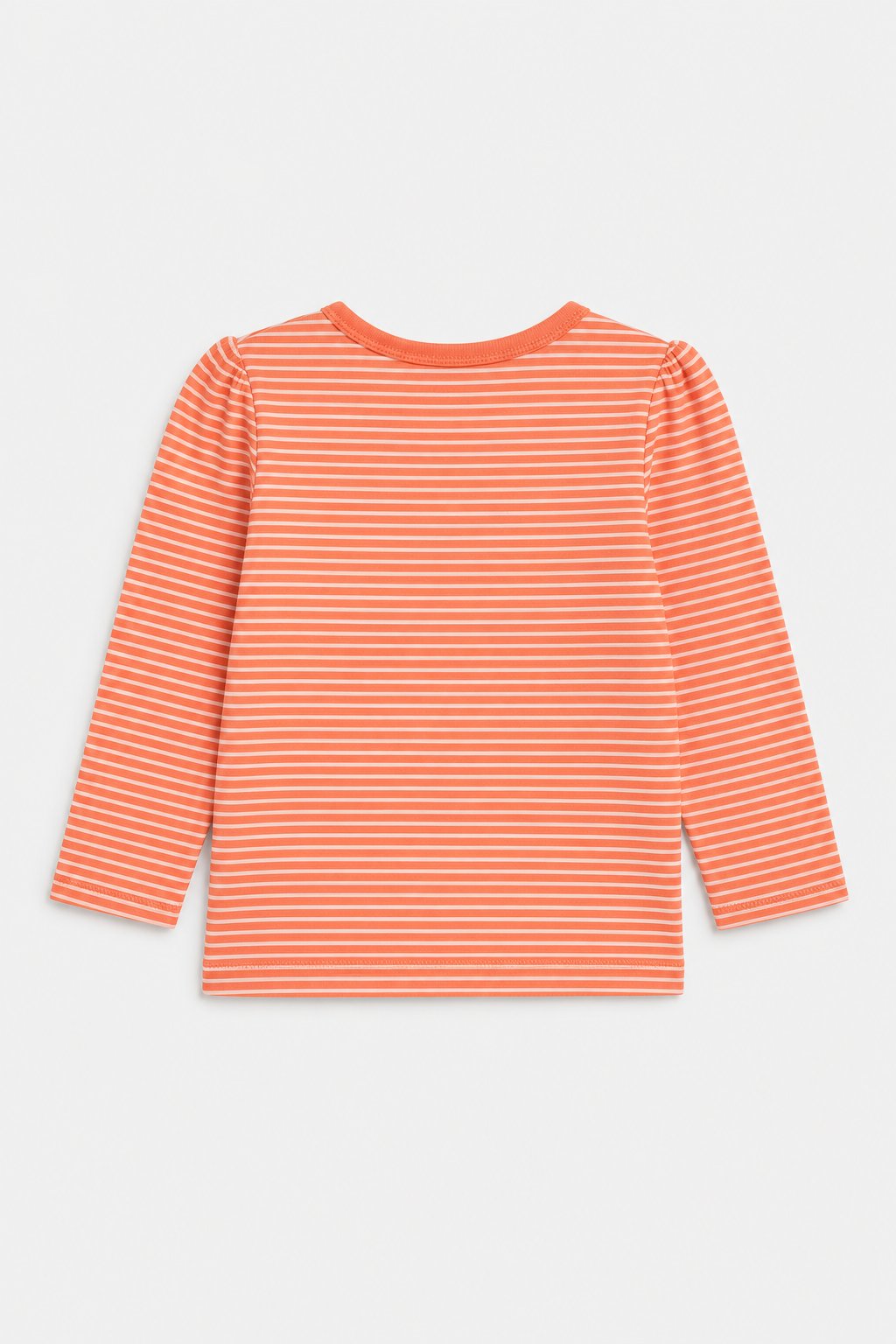 Coral Thin Stripes Long-Sleeve Tee view 2
