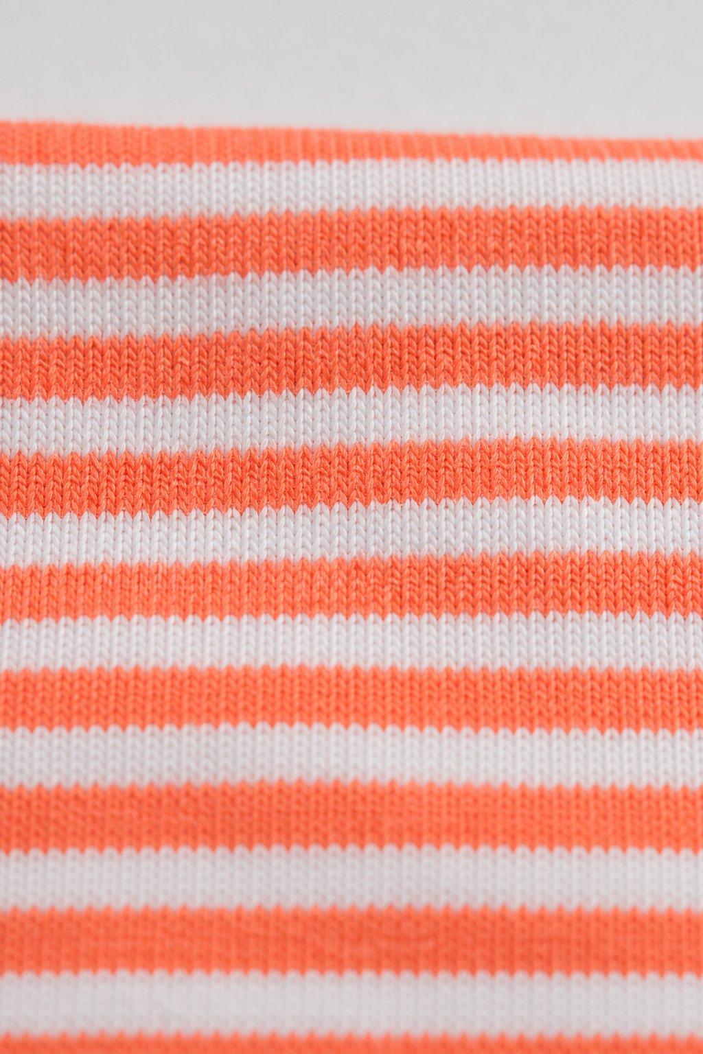 Coral Thin Stripes Long-Sleeve Tee view 3