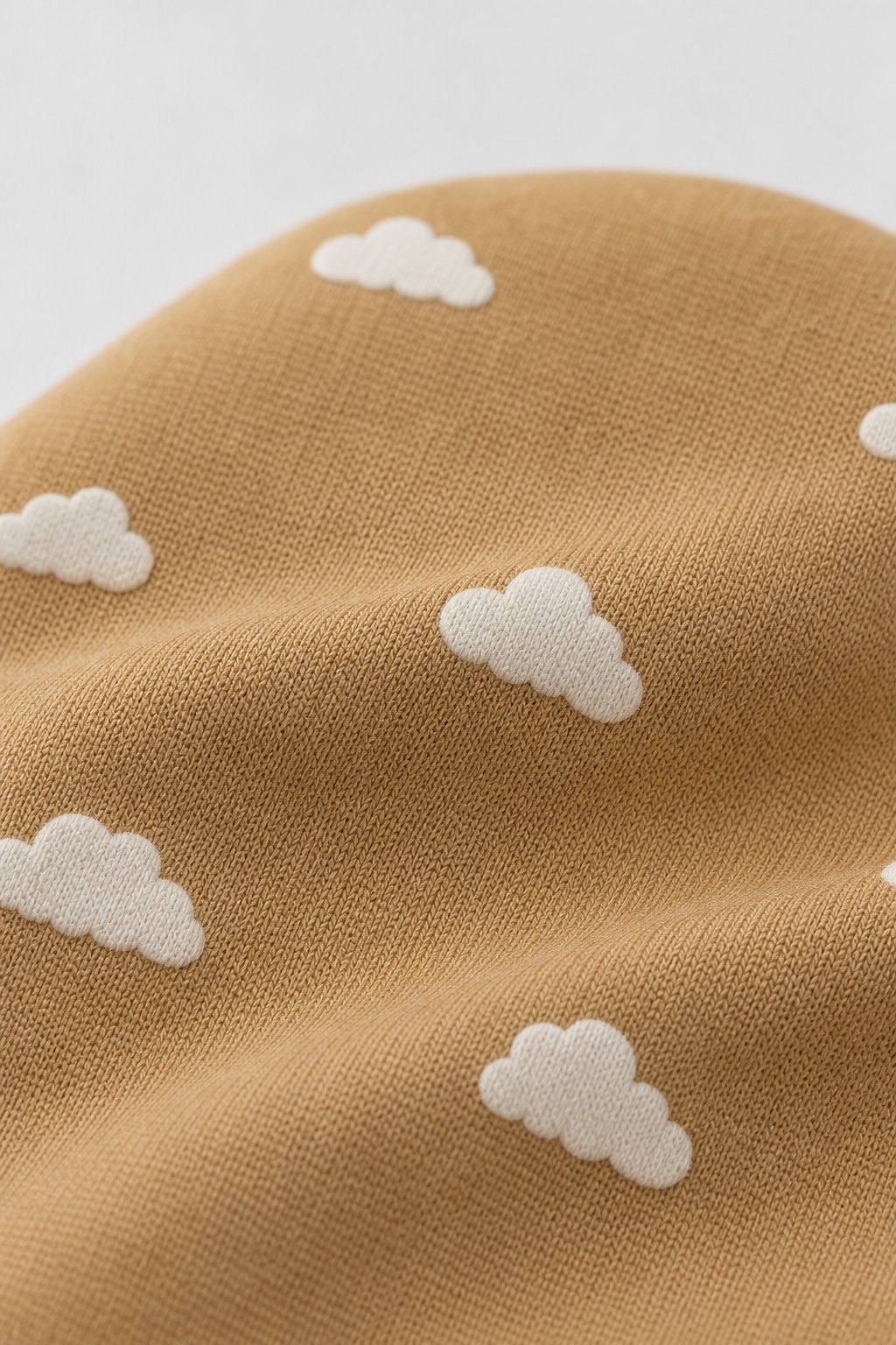 Camel Cloud Print Hoodie Tee view 3