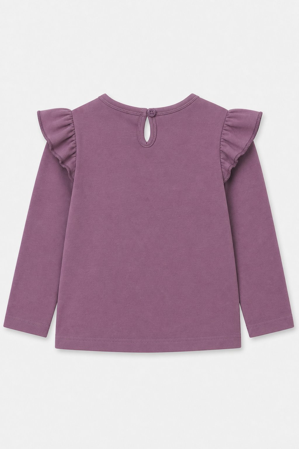 Dusty Plum Henley Top view 2