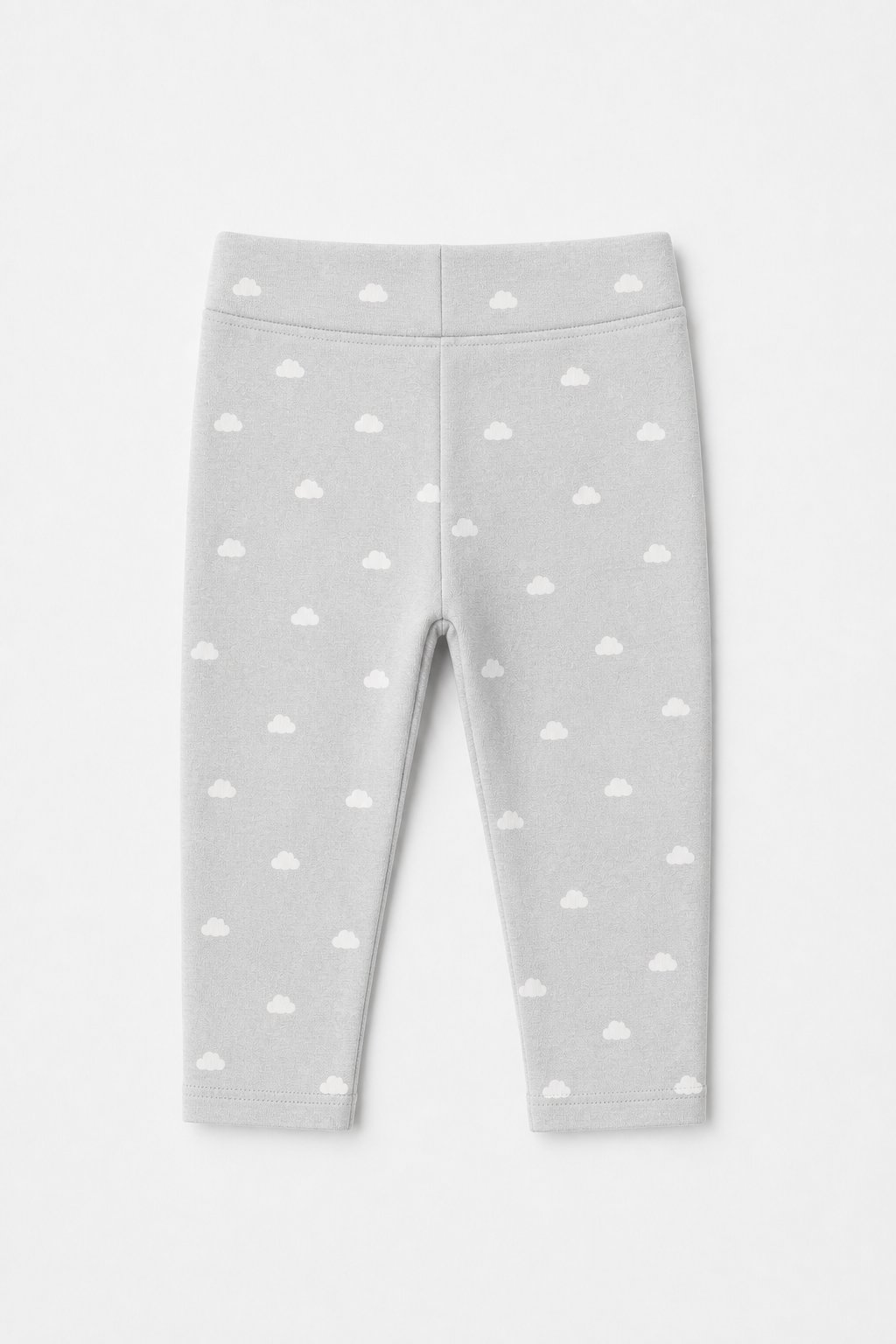 Light Grey Cloud Print Leggings view 2