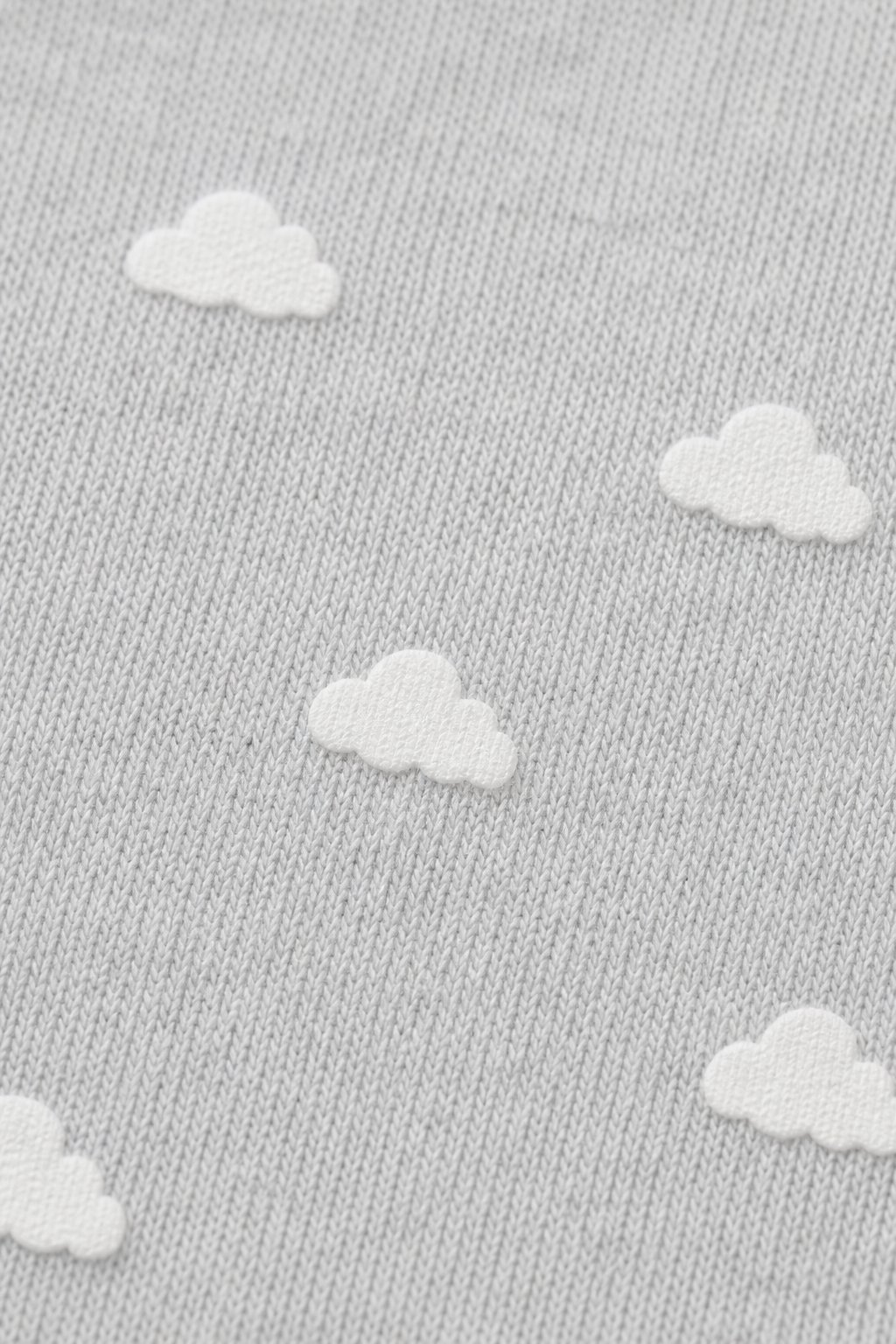 Light Grey Cloud Print Leggings view 3