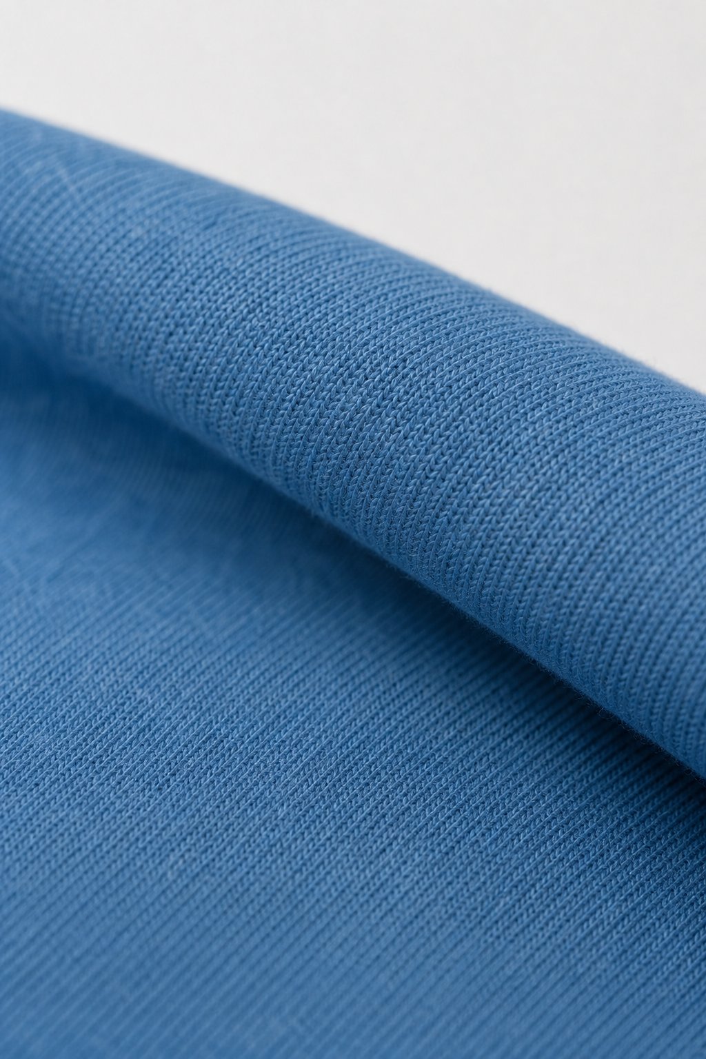 Steel Blue Denim-Look Pants view 3