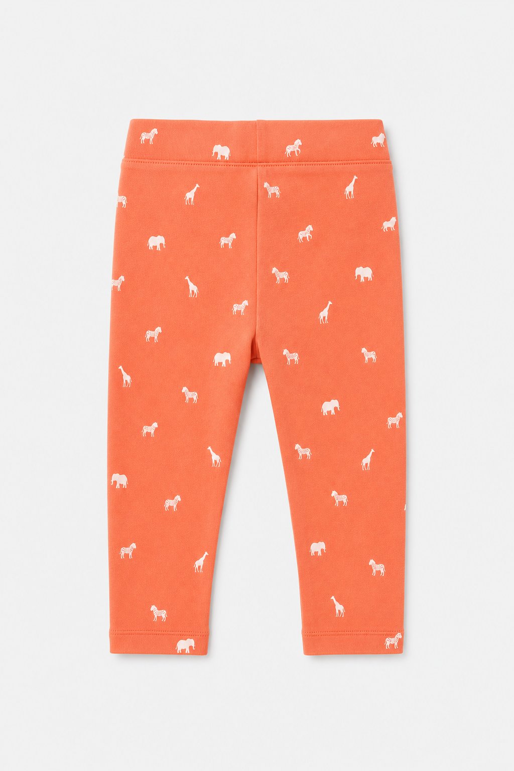 Coral Safari Animal Print Leggings view 2