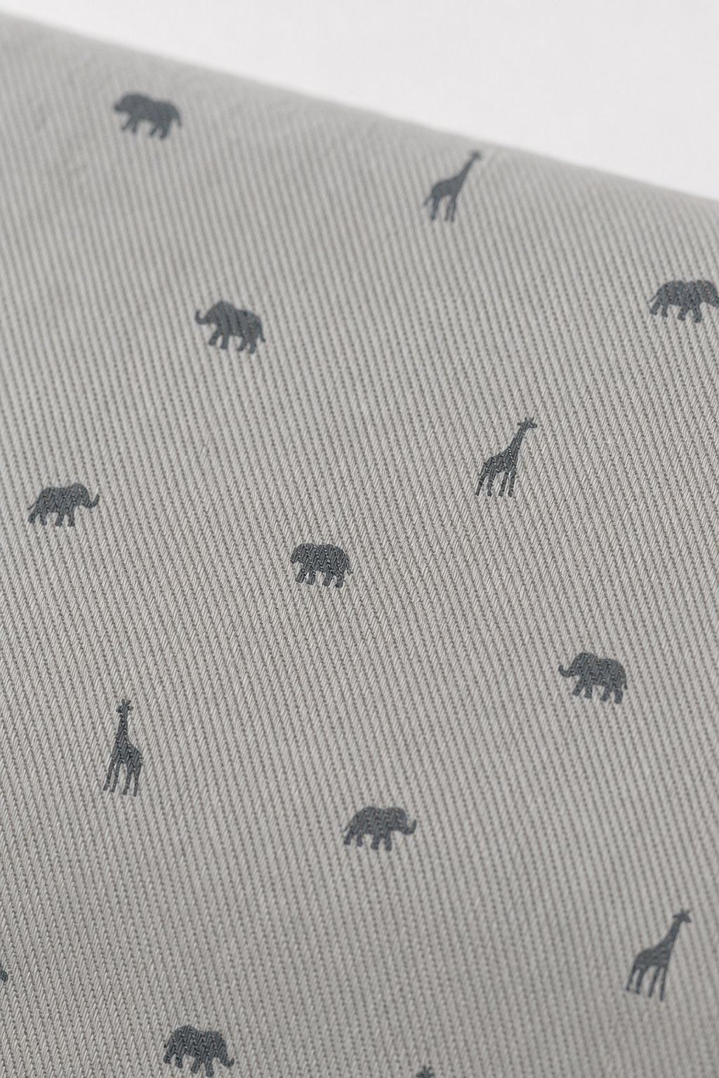Heather Grey Animal Print Cargo Pants view 3