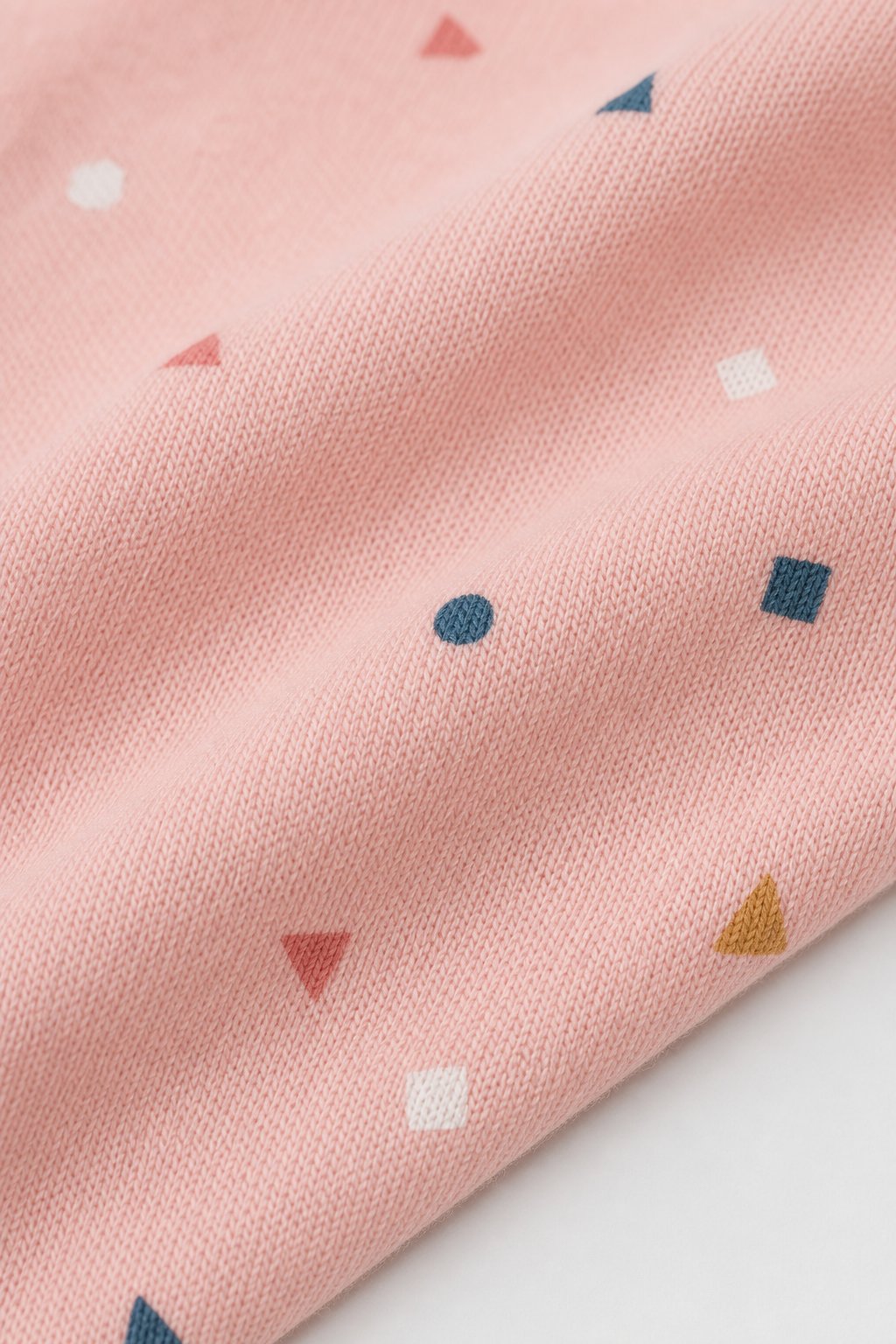 Ballet Pink Abstract Geometric Joggers view 3