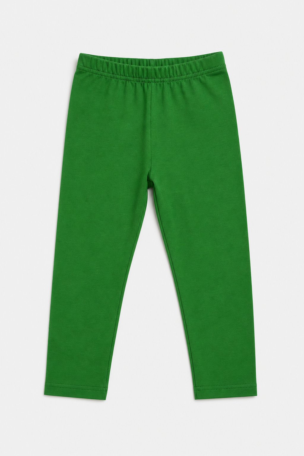 Forest Green Ruffle-Hem Leggings