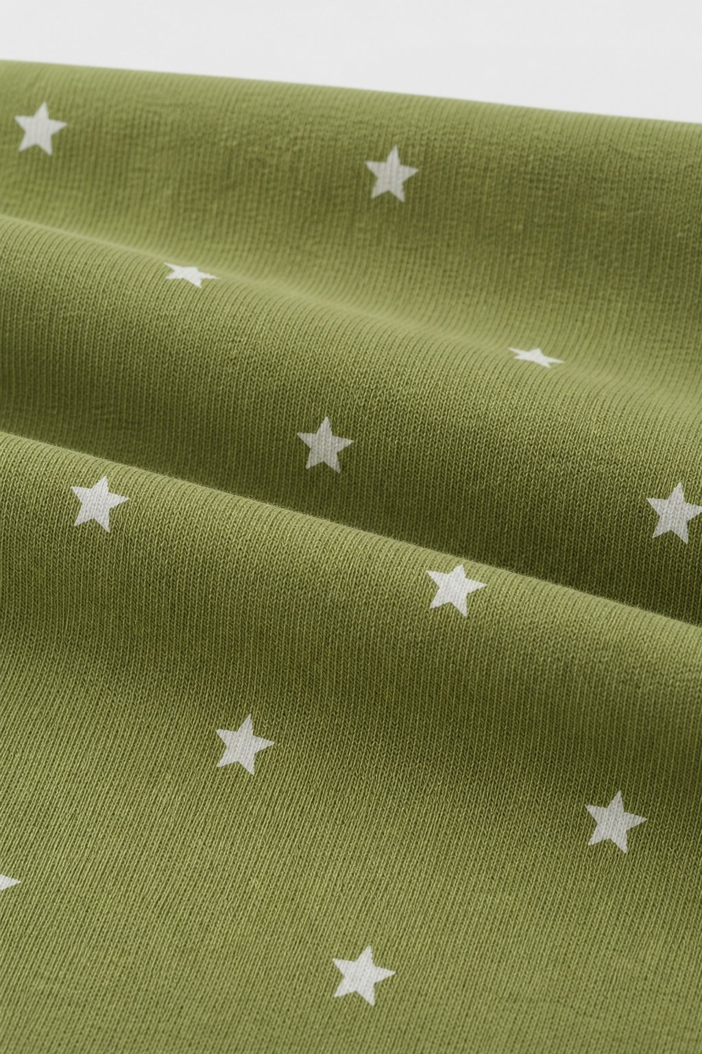 Moss Green Star Print Leggings view 3