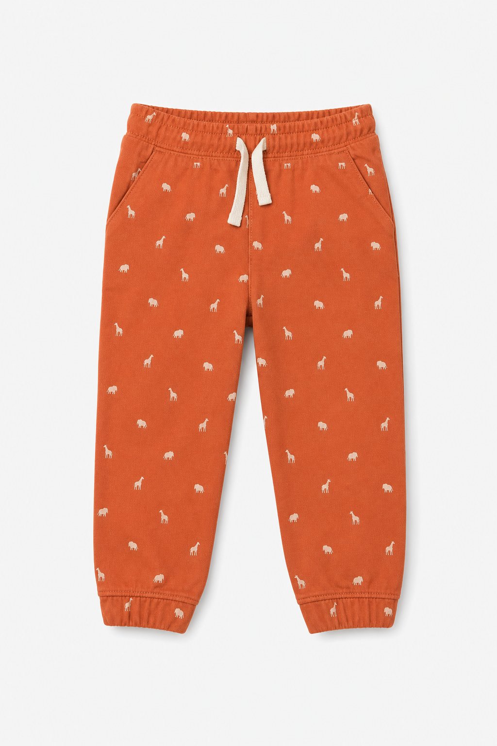 Terracotta Animal Print Joggers