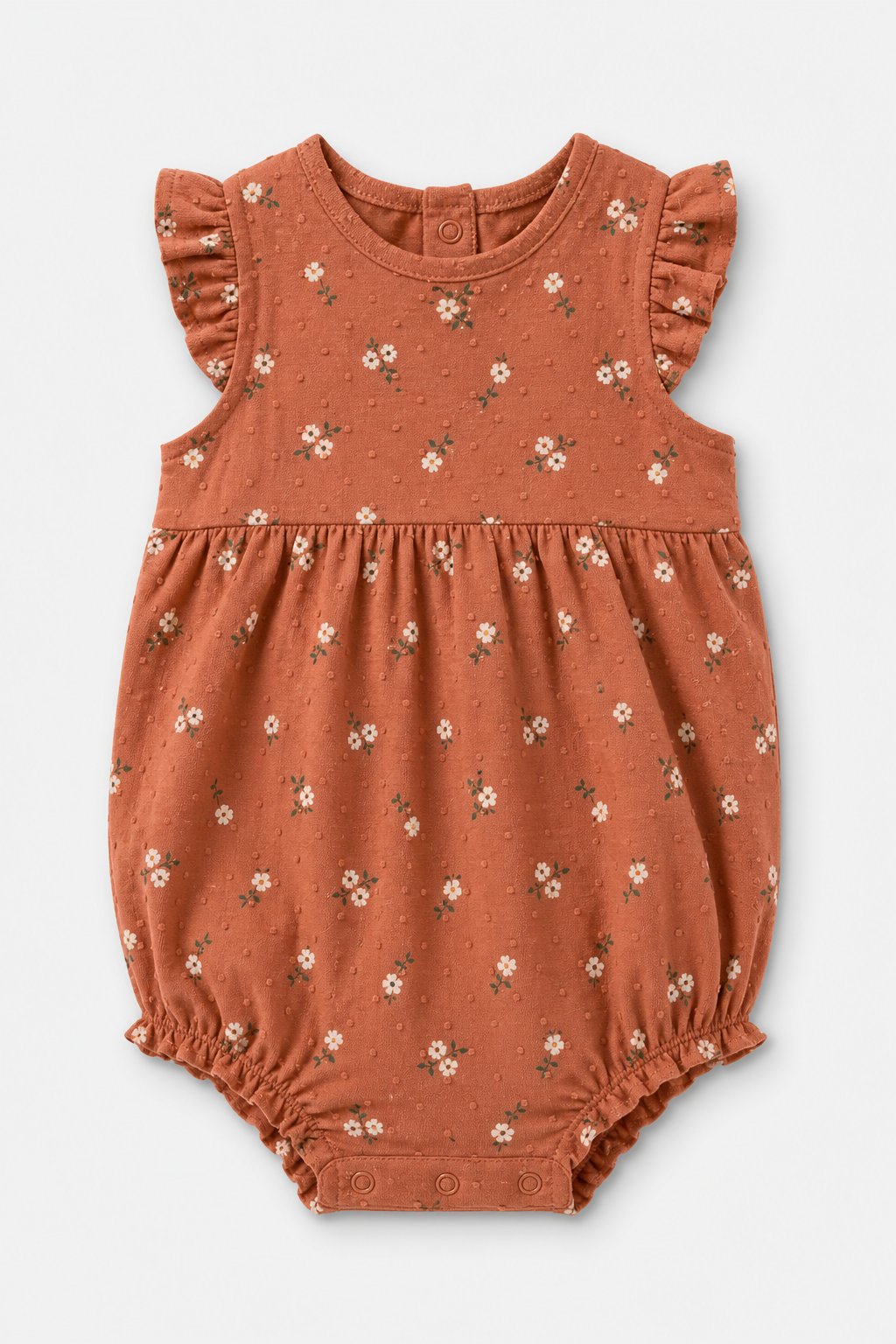 Clay Floral Print Romper Dress