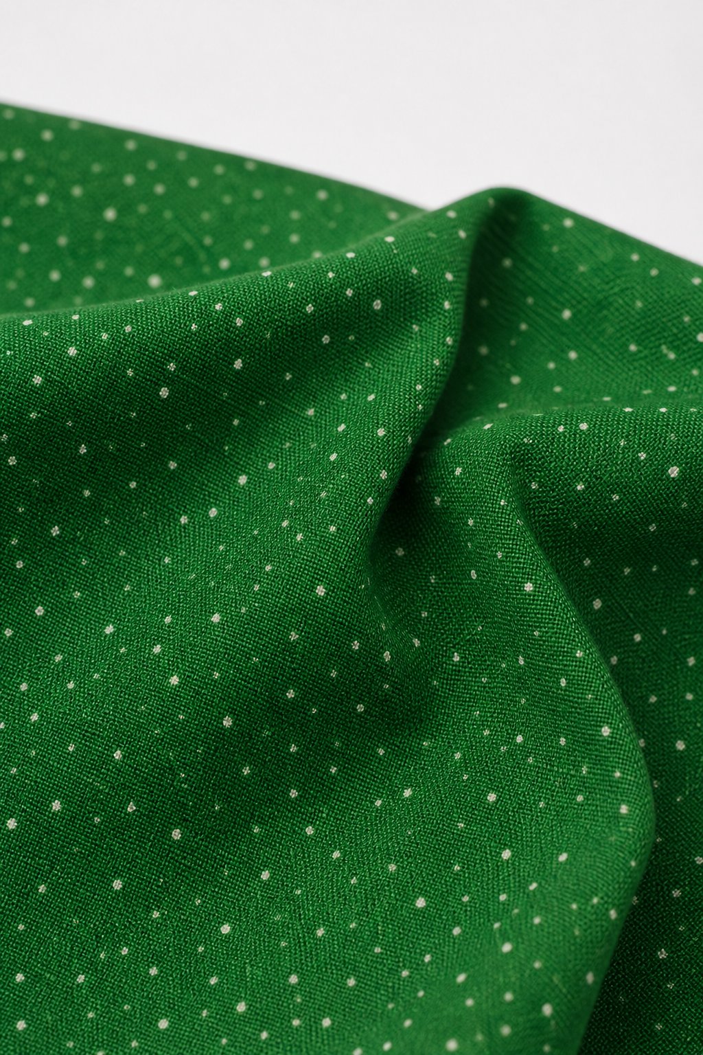 Forest Green Speckled Smocked Dress view 3