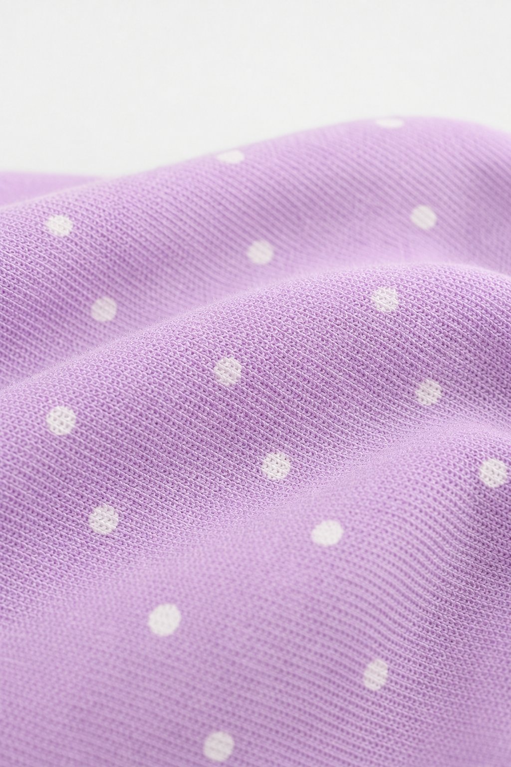 Mauve Polka Dot 2-Piece Bodysuit & Pant Set view 3