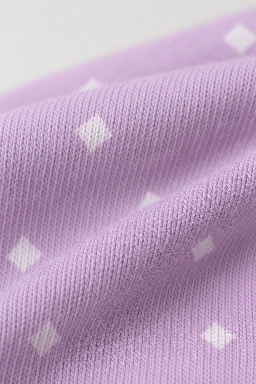 Lavender Abstract Geometric 2-Piece Overall Set view 3