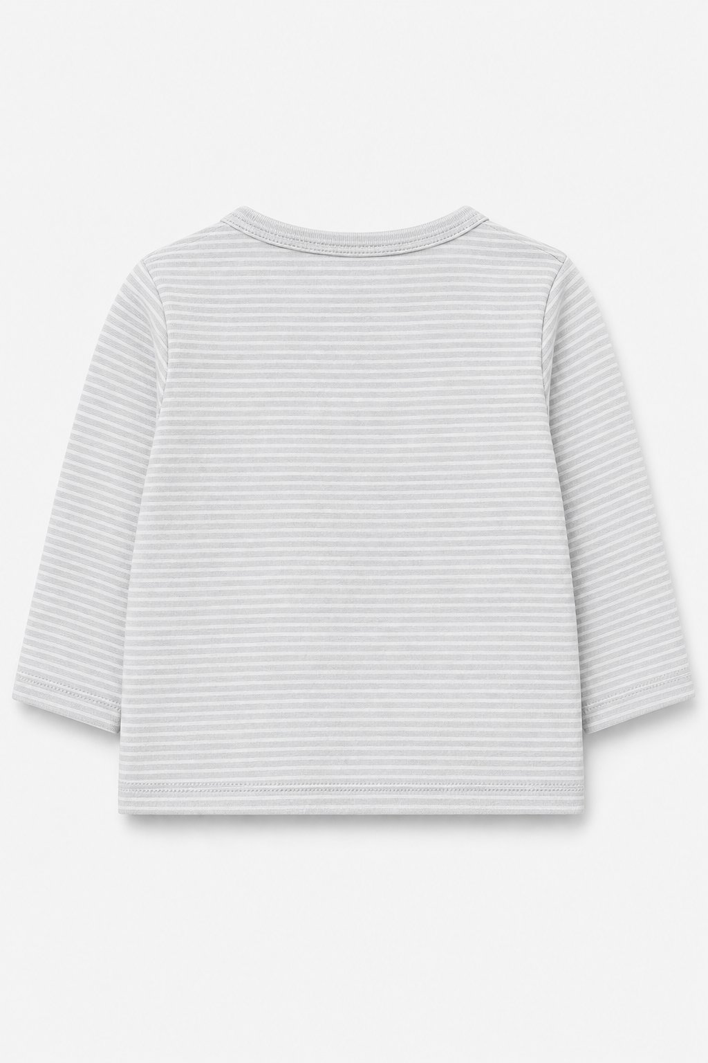 Light Grey Thin Stripes 3-Piece Cardigan Set view 2