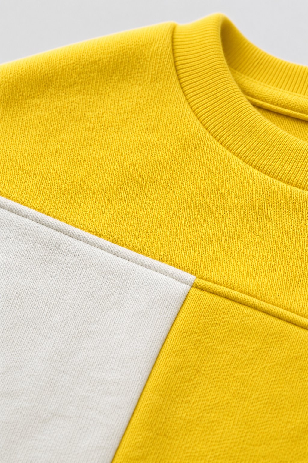 Buttercup Yellow Color-Block 2-Piece Overall Set view 3