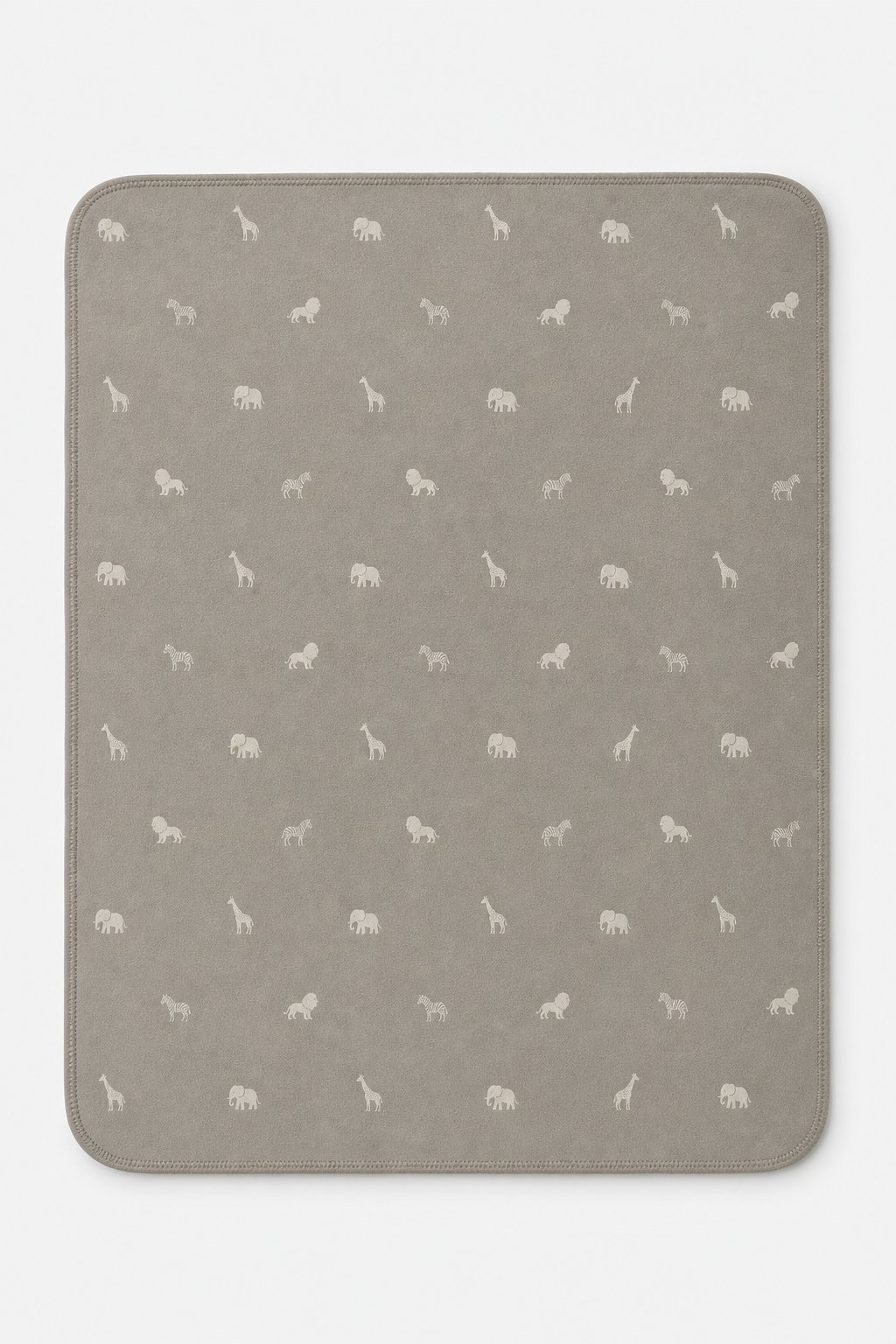 Stone Safari Animal Print Wearable Blanket