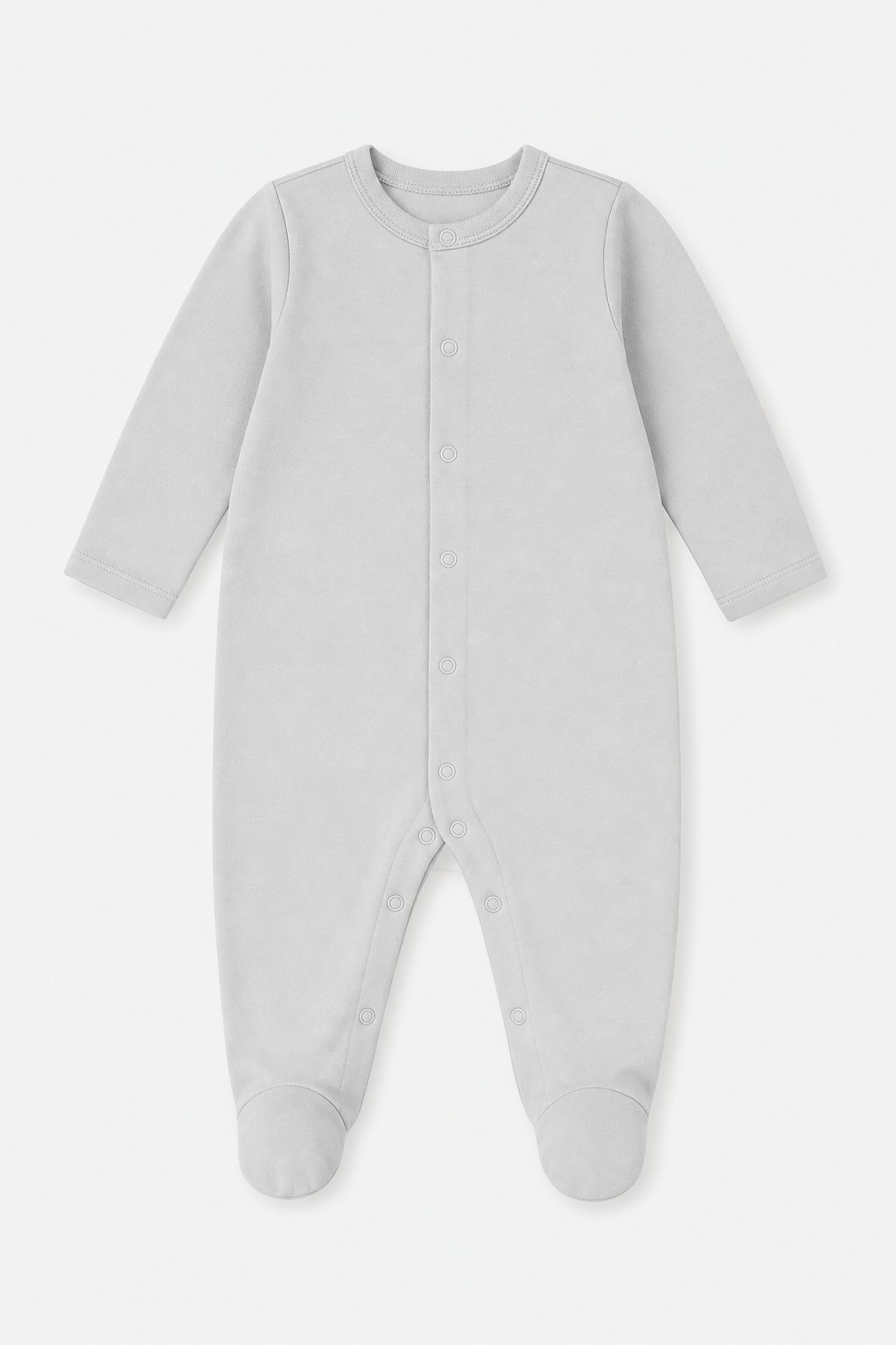 Light Grey Zip-Front Sleeper