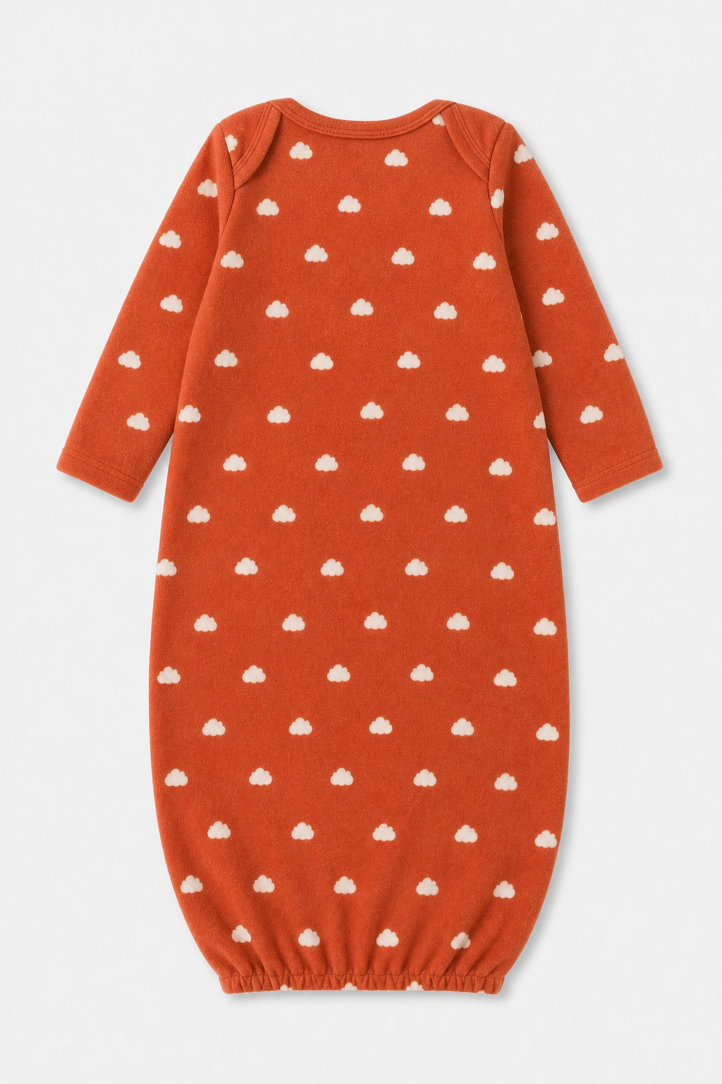 Terracotta Cloud Print Convertible Sleep Gown view 2