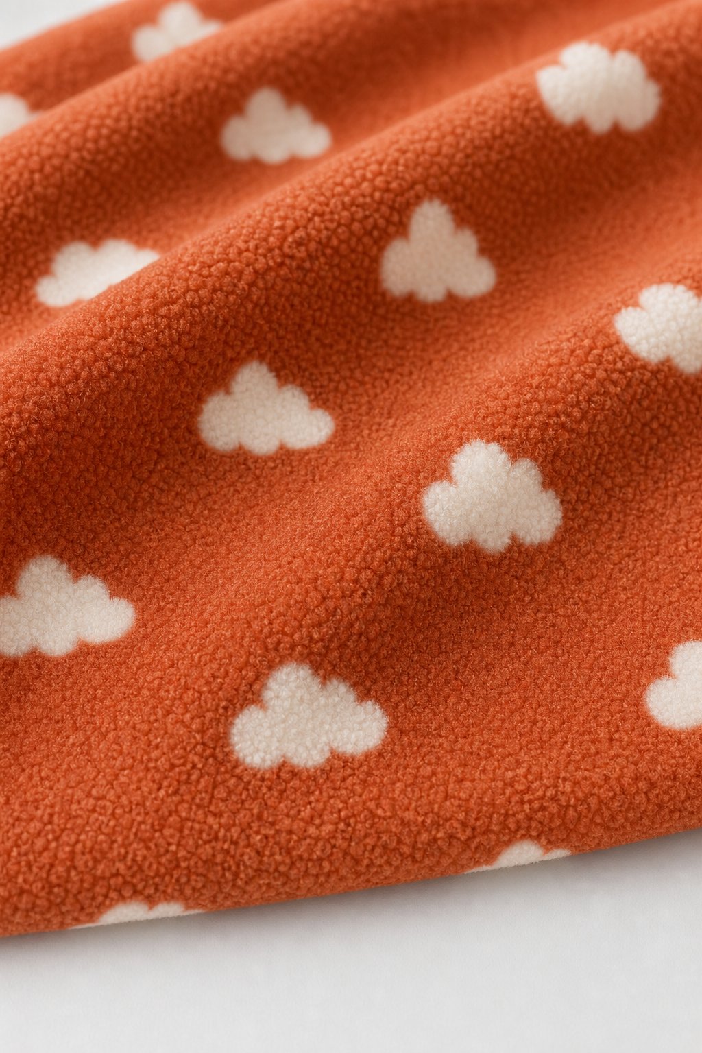 Terracotta Cloud Print Convertible Sleep Gown view 3