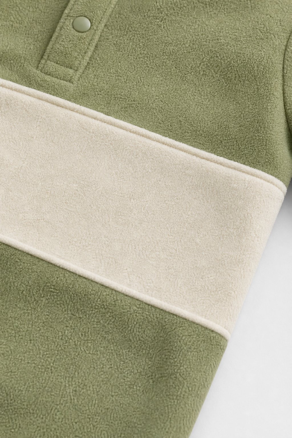 Sage Green Color-Block Sleep Gown view 3