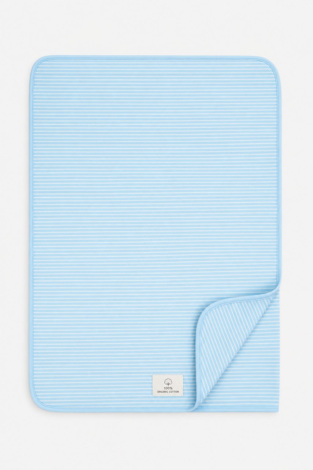 Sky Blue Thin Stripes Wearable Blanket