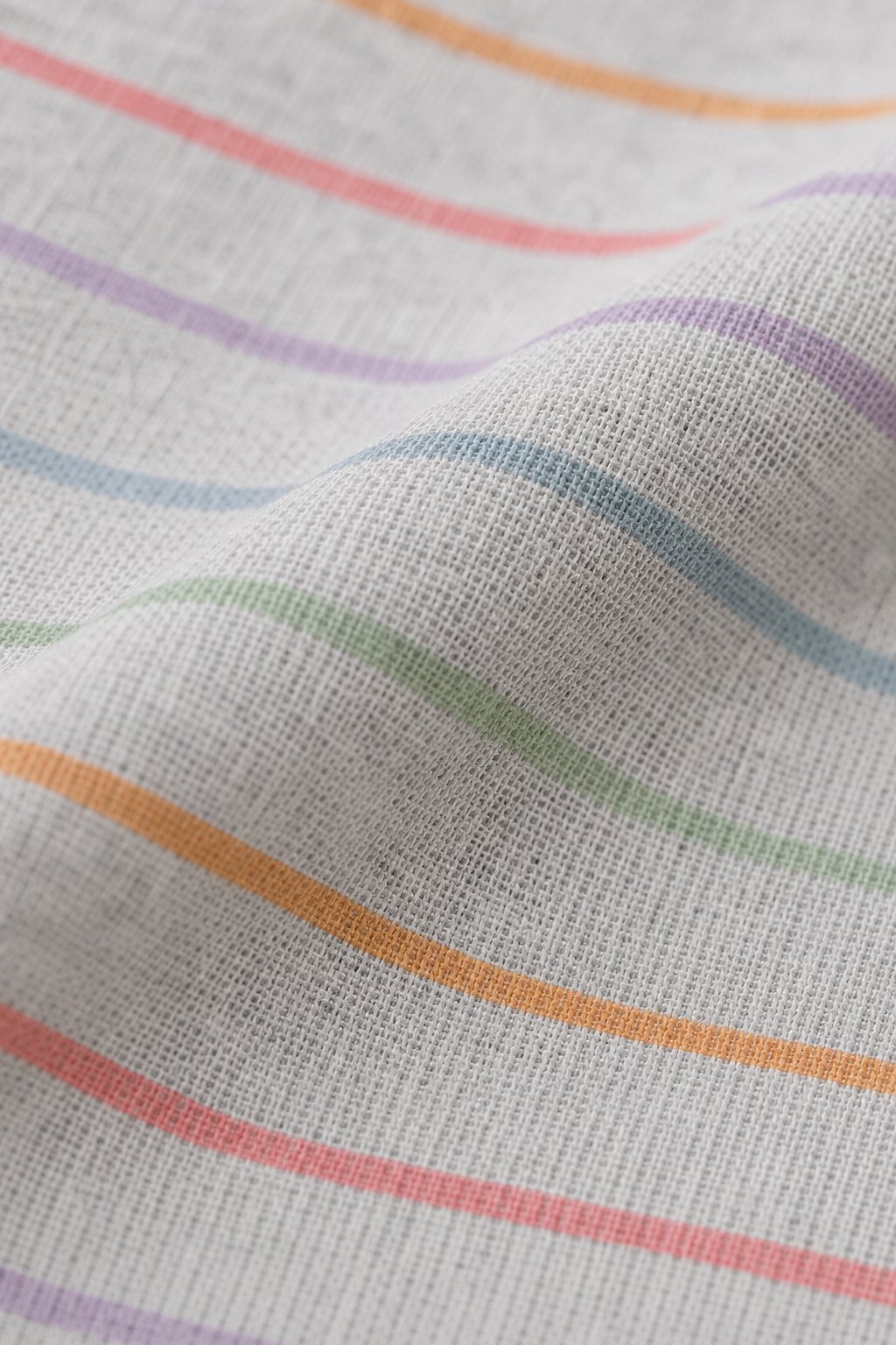 Heather Grey Rainbow Stripe Zip-Front Sleeper view 3