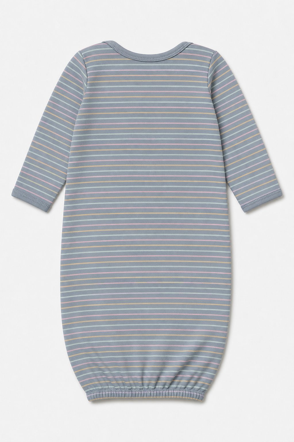 Slate Rainbow Stripe Convertible Sleep Gown view 2