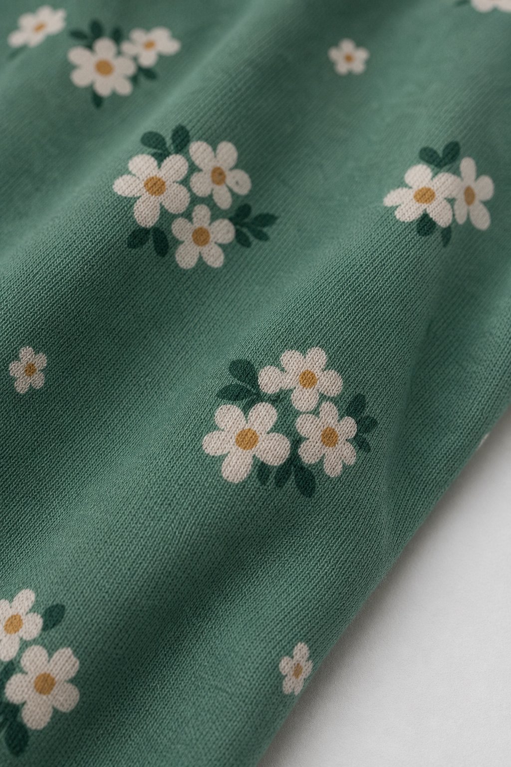 Spruce Green Floral Print Sleep Gown view 3
