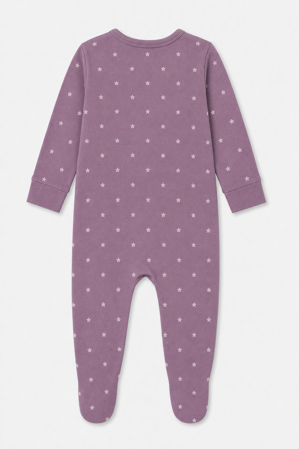 Dusty Plum Star Print Zip-Front Sleeper view 2