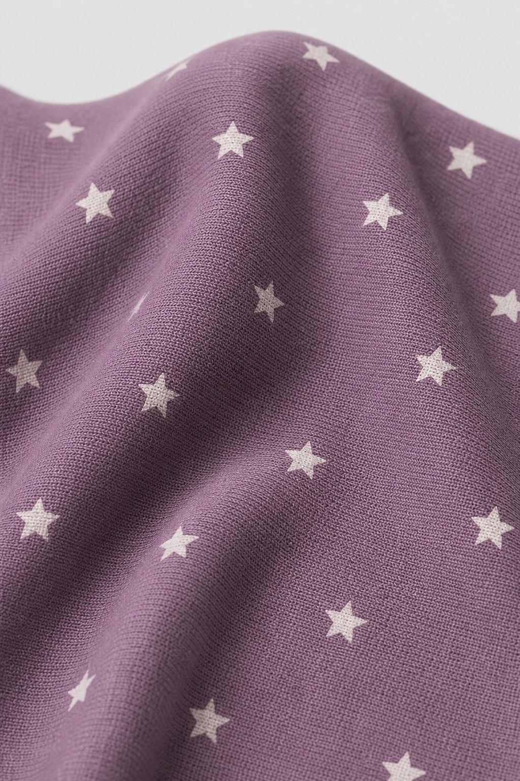 Dusty Plum Star Print Zip-Front Sleeper view 3