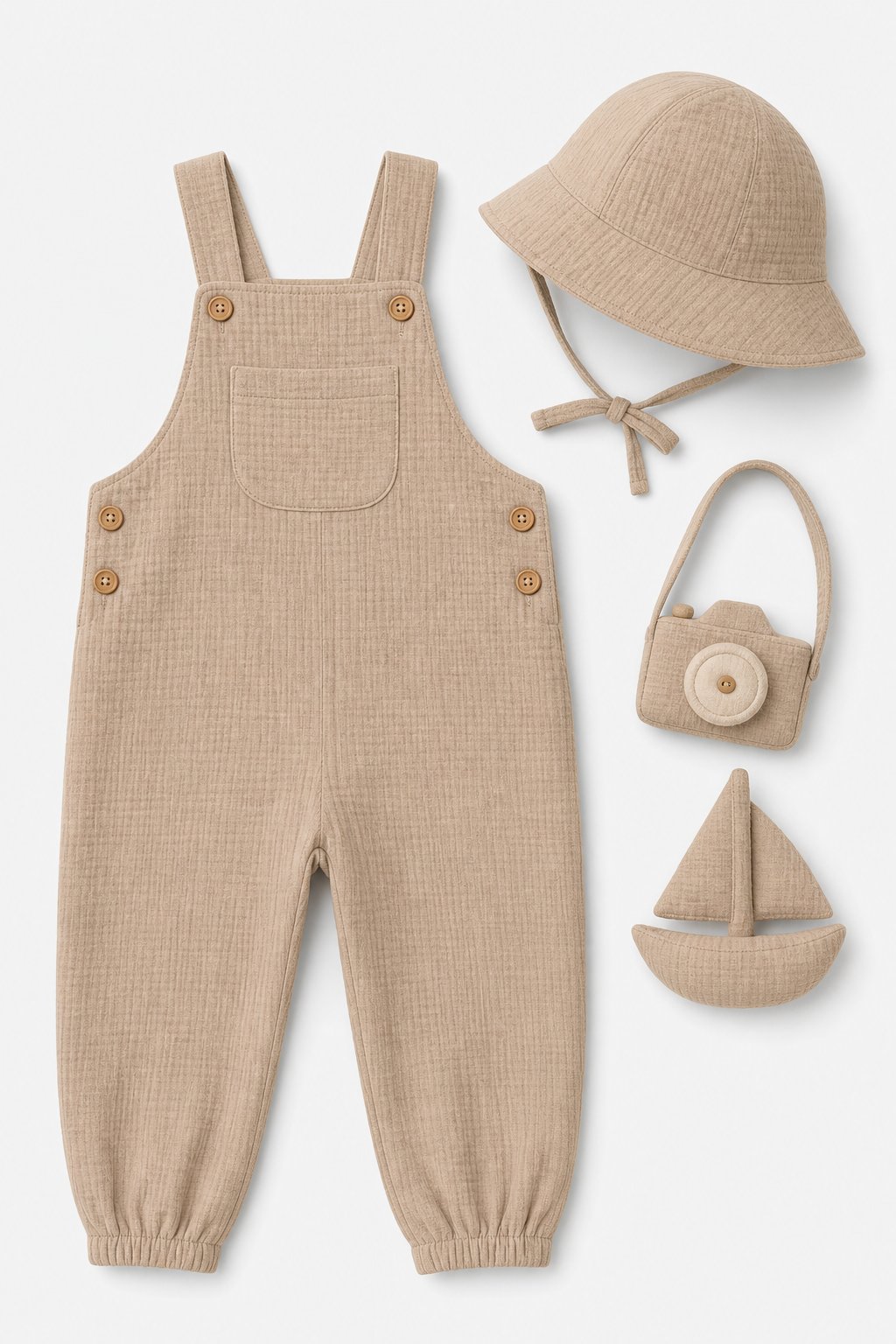 Soft Taupe Footed Sleep & Play