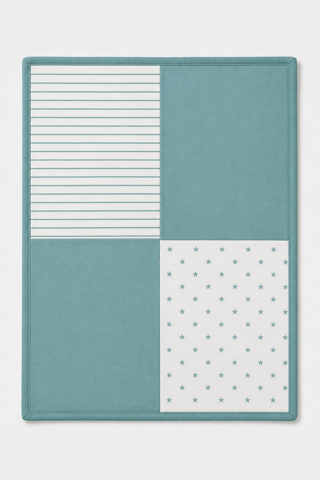 Dusty Teal Color-Block Wearable Blanket view 2