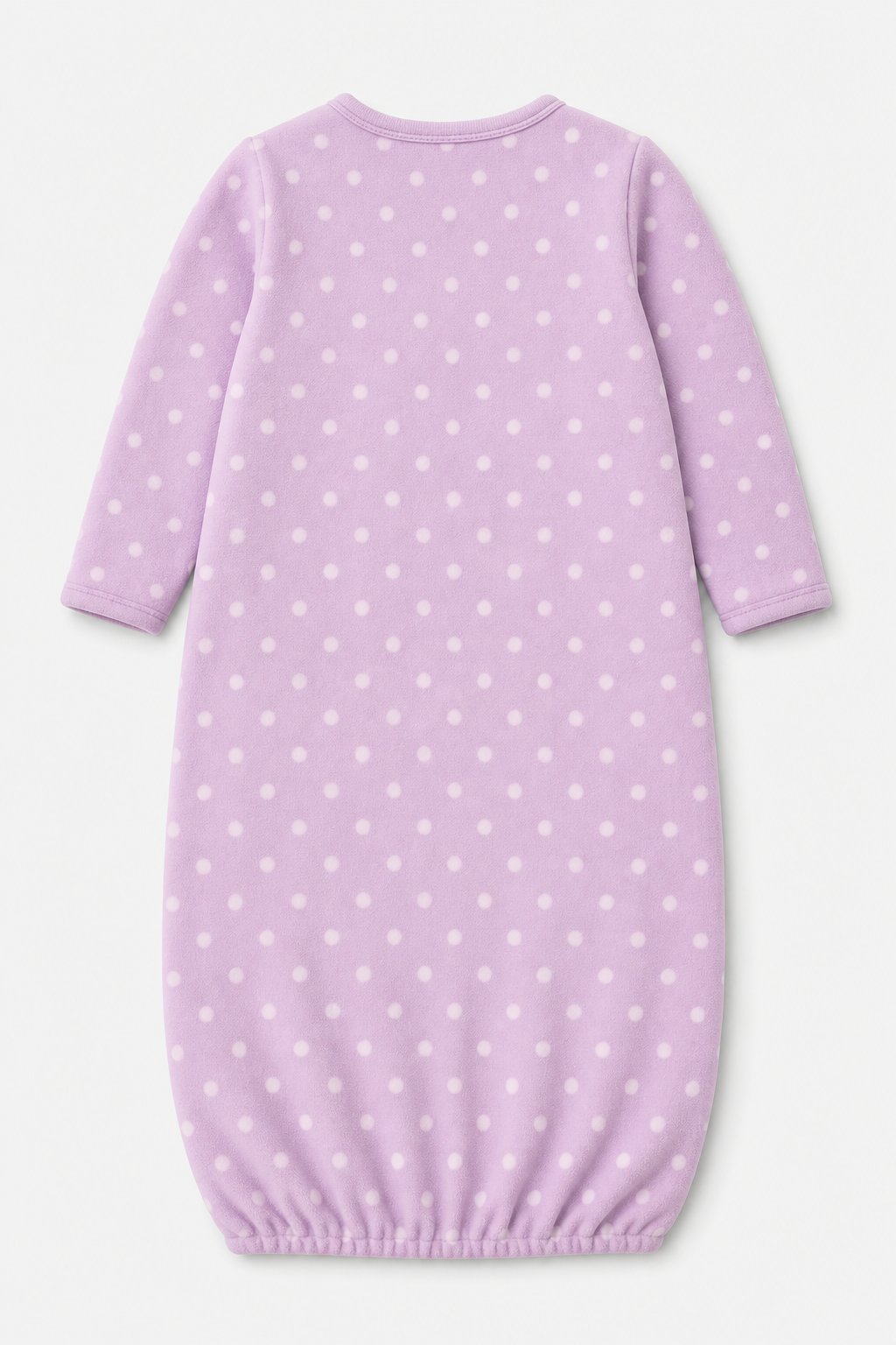 Lilac Polka Dot Convertible Sleep Gown view 2