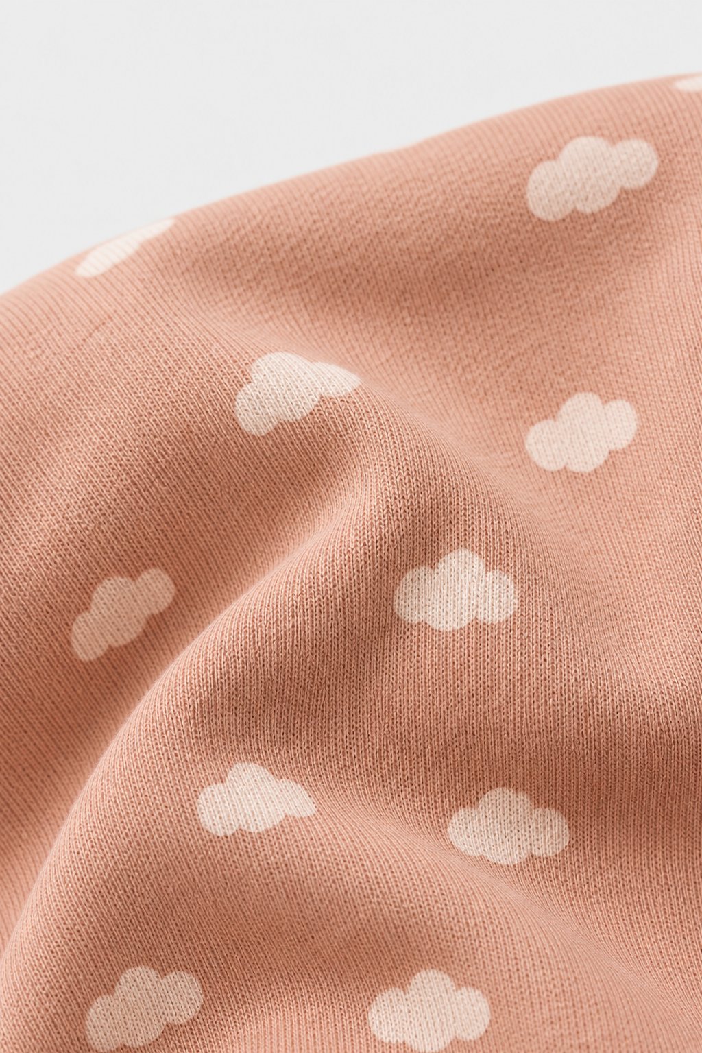 Dusty Rose Cloud Print 2-Piece Snug-Fit Pajamas view 3