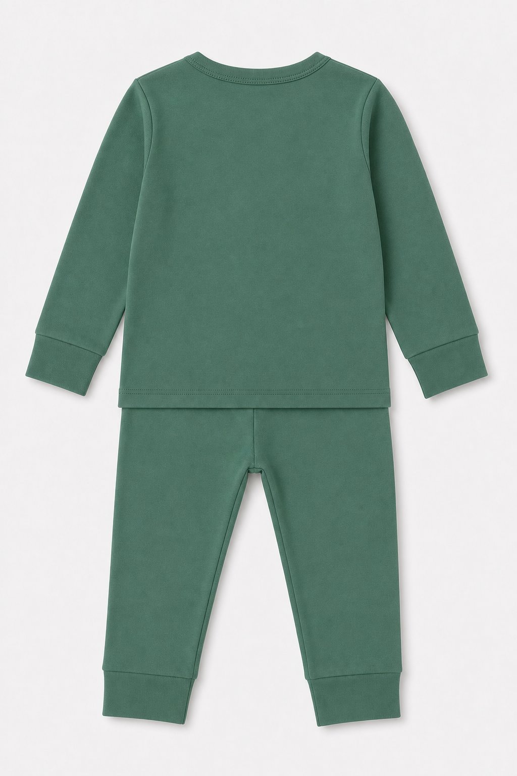 Spruce Green 2-Piece Snug-Fit Pajamas view 2