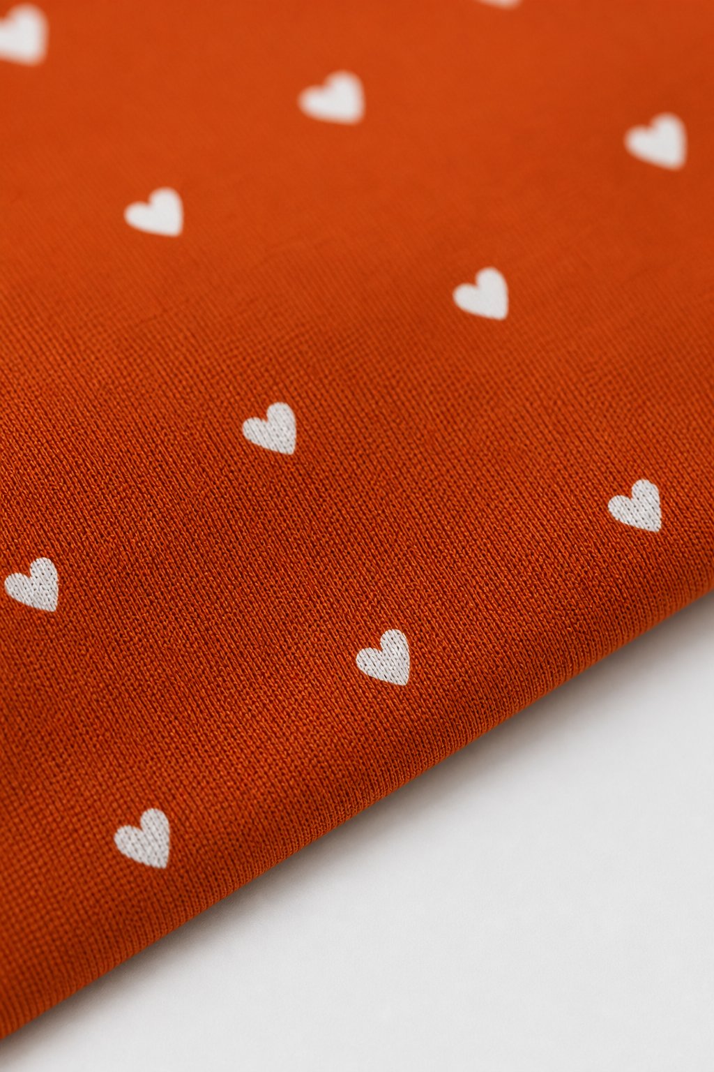 Rust Heart Print Rash Guard Set view 3