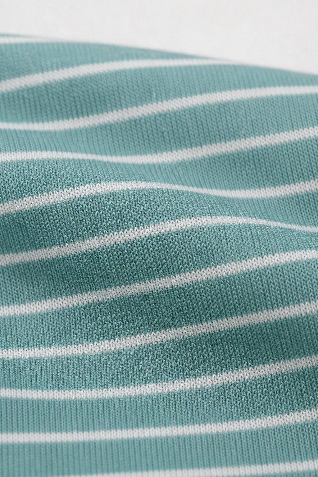 Dusty Teal Thin Stripes One-Piece Swimsuit view 3