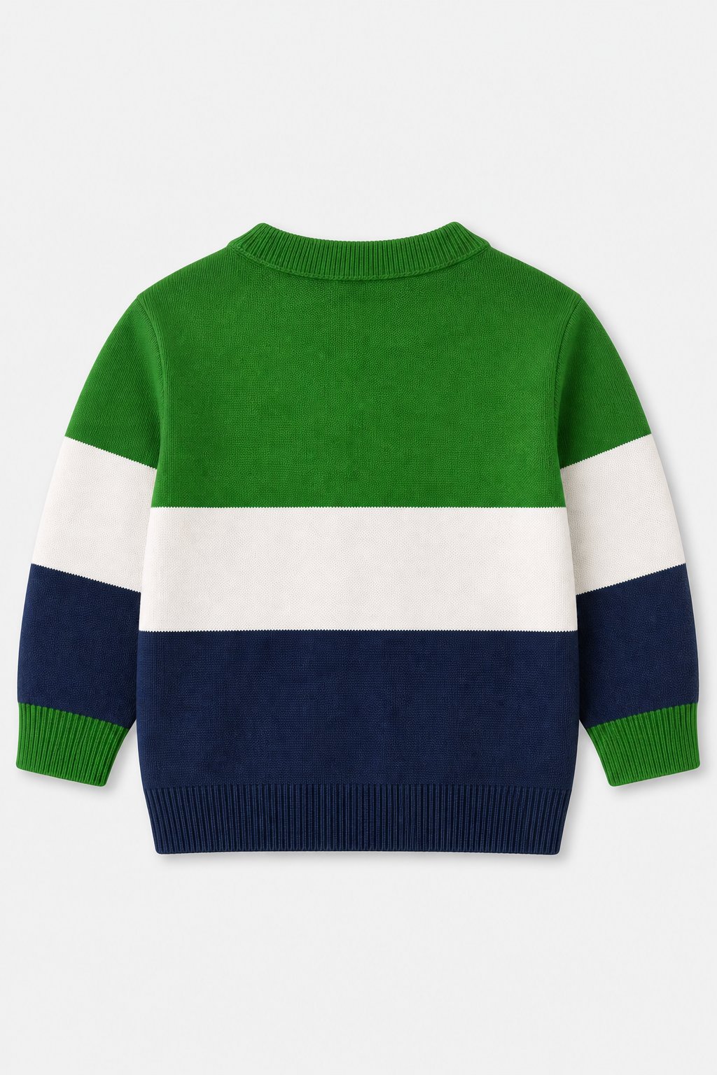 Forest Green Color-Block Cardigan view 2