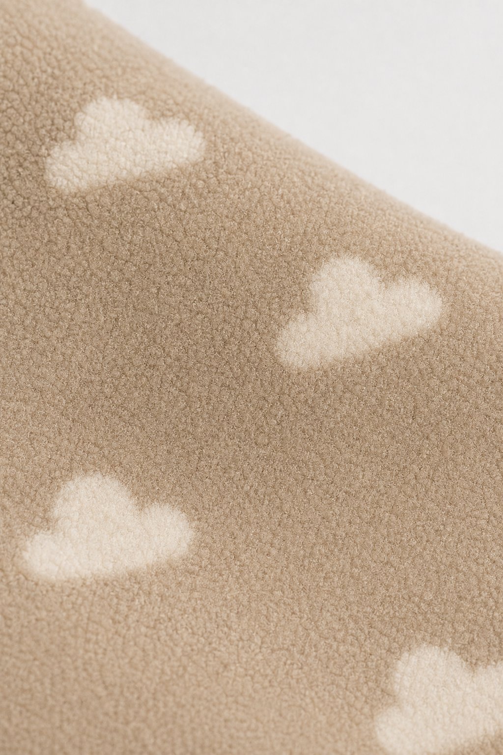 Soft Taupe Cloud Print Puffer Vest view 3