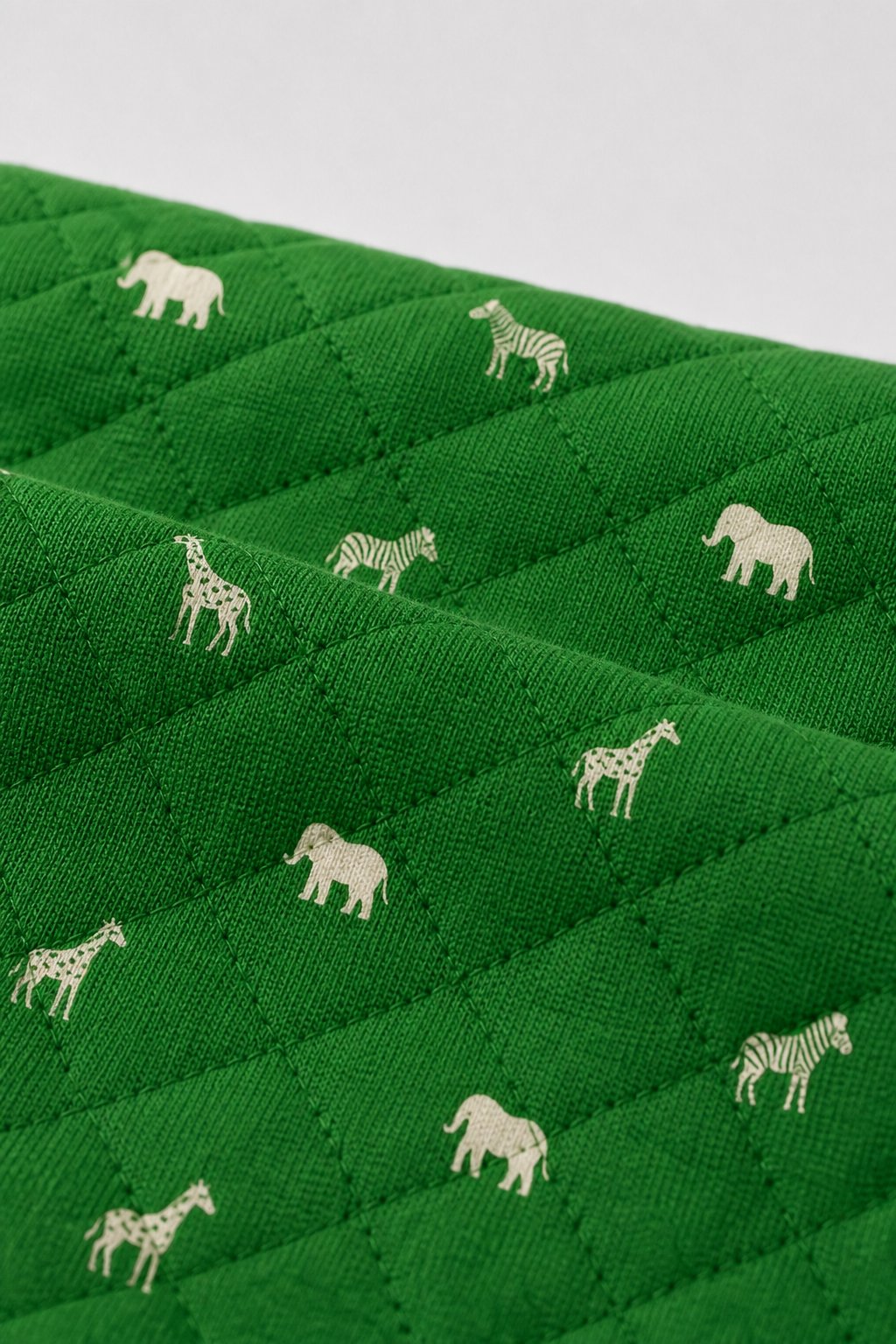 Forest Green Safari Animal Print Cardigan view 3