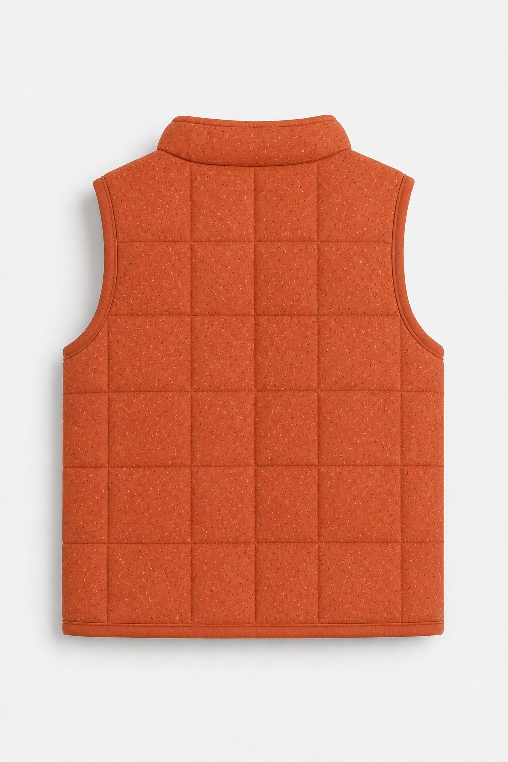 Terracotta Speckled Puffer Vest view 2